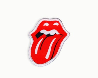 Rolling Stones Rock n'Roll fer vintage sur patch par badge