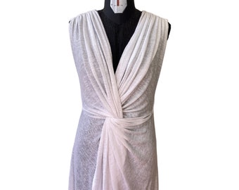 White Linen Dress Made in Italy, Summer Fresh Dress - Etsy