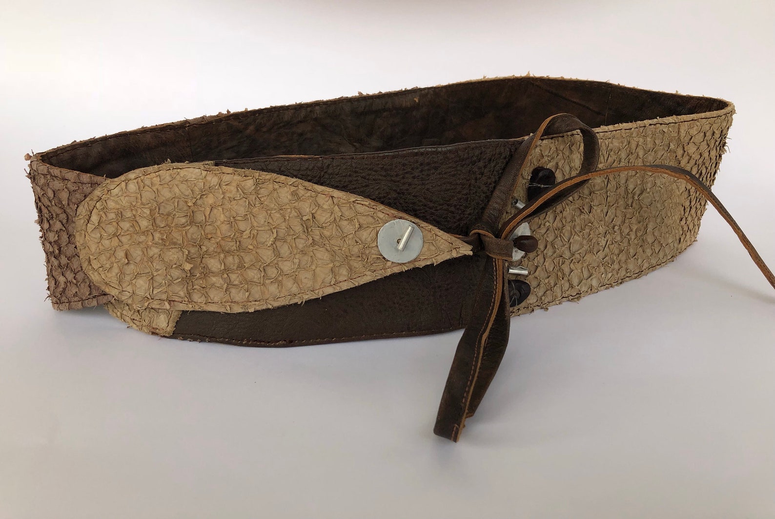 Woman Leather Belt One of a Kind Made in Italy Etsy