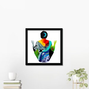 Meditation Man Print