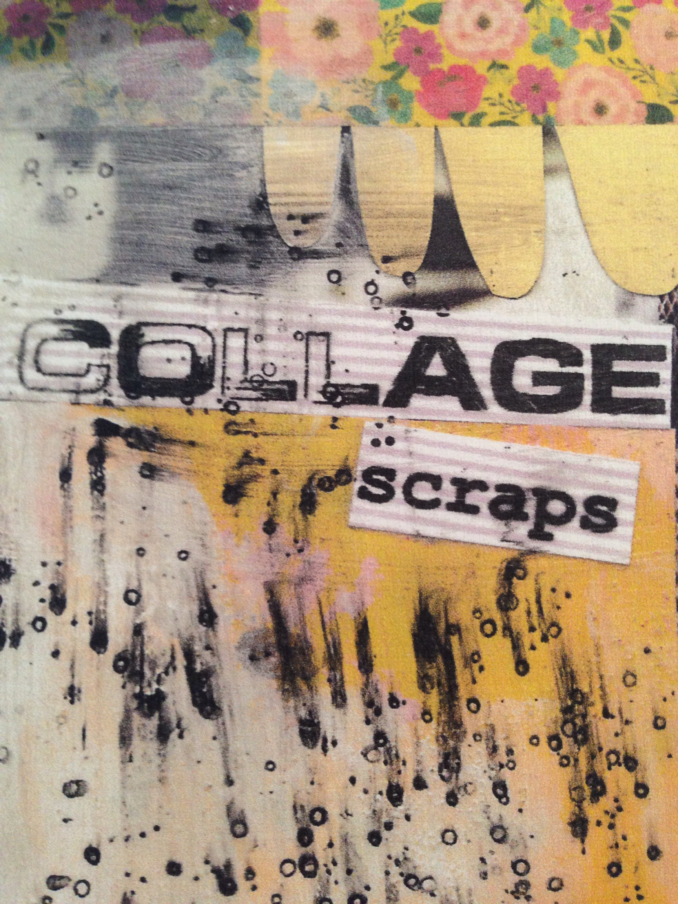 artzine digital printable collage zine scraps zine art Etsy