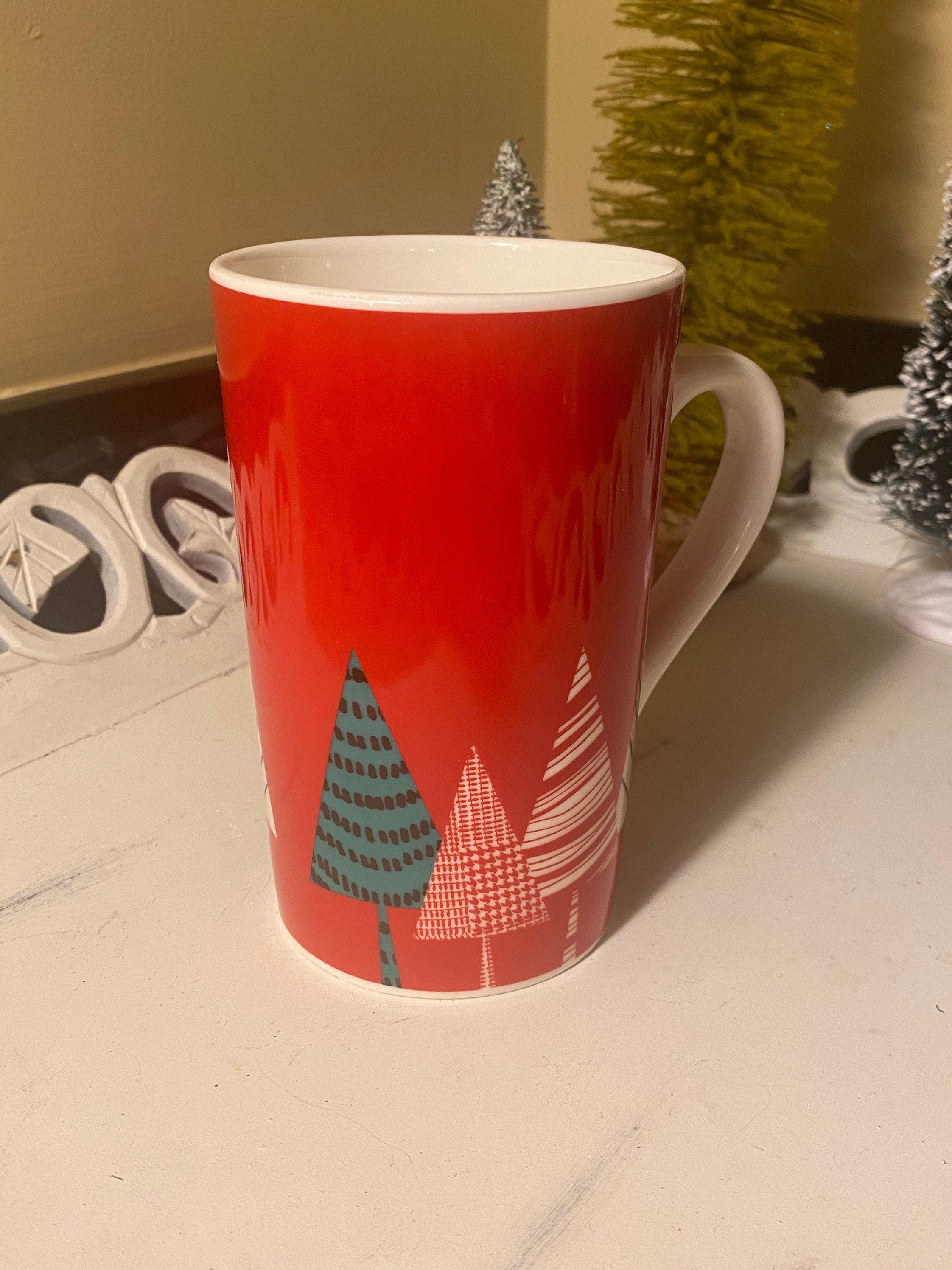 Starbucks Christmas Tree 16 Oz Tall Coffee Mug Collectible 