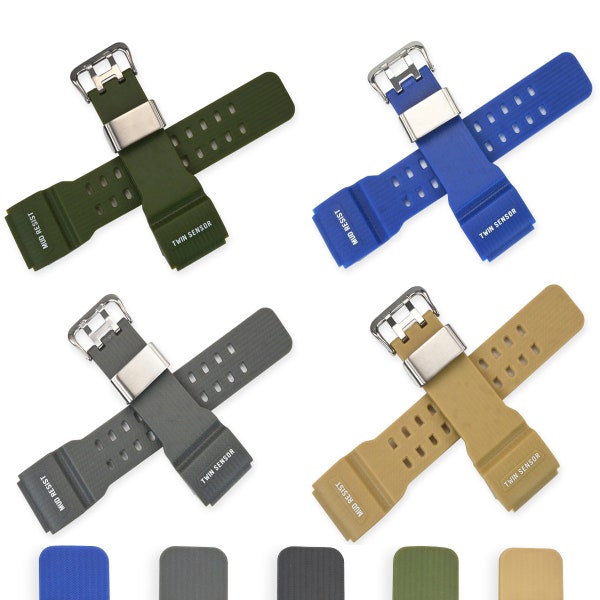 Watch Strap for Casio Mud Resist Replacement Band GG-1000, GG-1000-1A3, GG1000