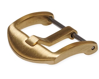 Uhrenarmband-Schnalle aus massiver Bronze: Schraubverschluss, Pre V - 18 mm-26 mm