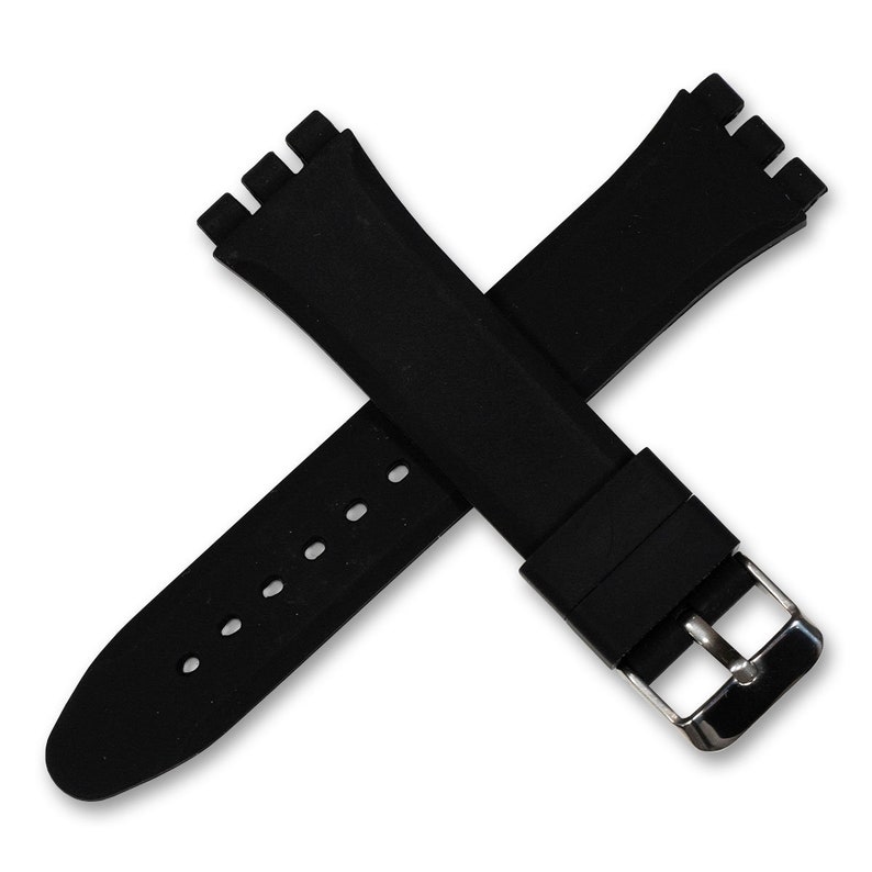 Rubber Silicone Swatch Watch Strap Band Replacement Sports Etsy