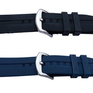 XL Extra Large Silicone Rubber Watch Sports Divers Strap Dive Band XXL 20mm 22mm 24mm