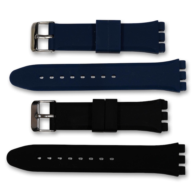 Rubber Silicone Swatch Watch Strap Band Replacement Sports Etsy