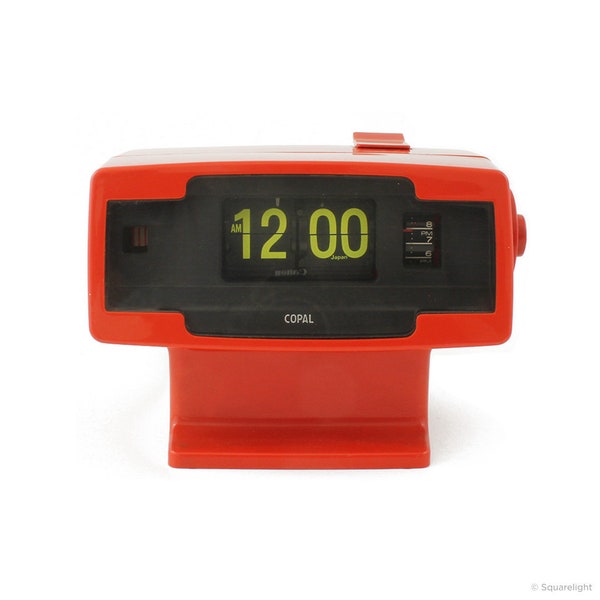 Vintage Space Age Copal DP-640 Flip Alarm Clock