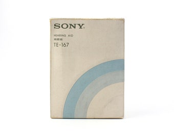Vintage Sony TE-167 Hearing Aid - New