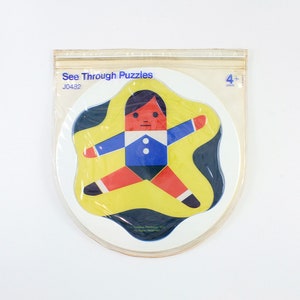 NOS Vintage Creative Playthings Fredun Shapur See Through Puzzles