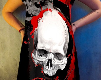Vestido de calavera para Halloween: Gótico, terror, punk, rockabilly