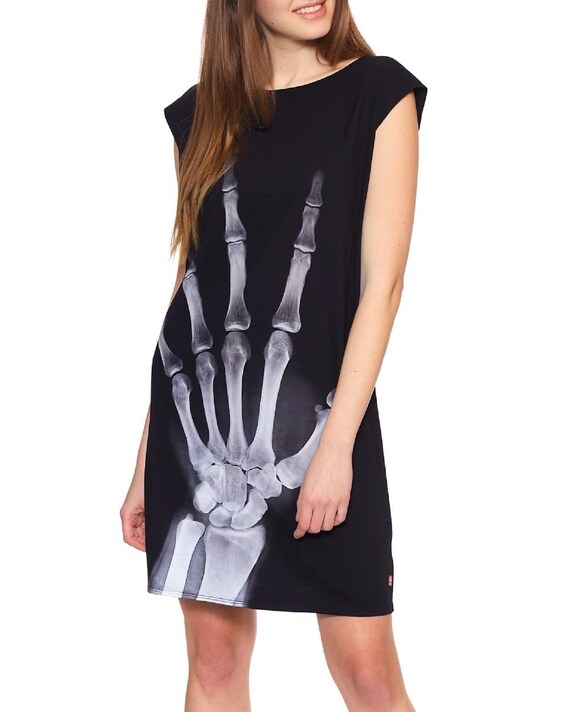 stella velour mini dress in black Waverly | Black Racer-Neck Sleeveless Skater Mini Dress