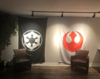 Star Wars Banners  (Imperial/Rebel/Jedi) Gaming Room / Man Cave