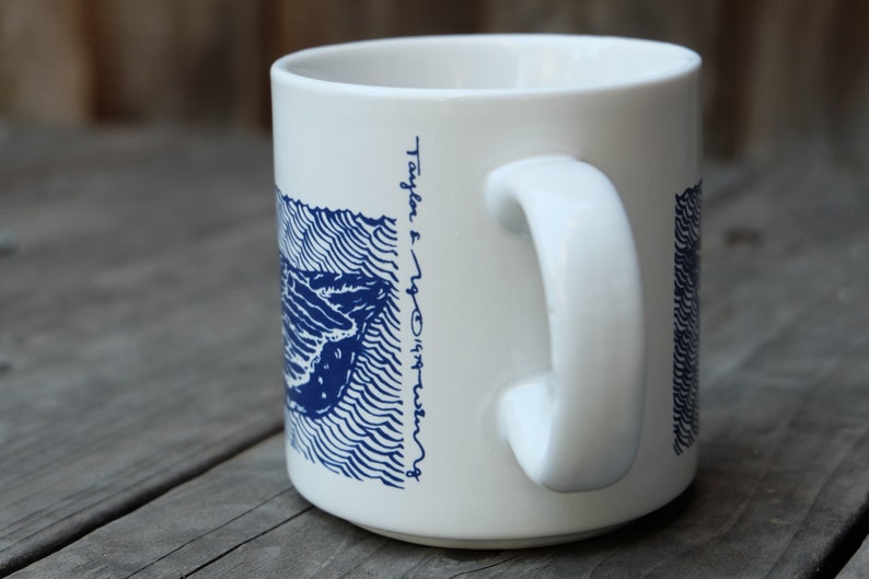 Mug Taylor & Ng Le Canard, Bleu vintage Série française 1979 image 4