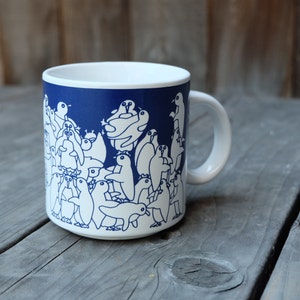 Taylor & Ng Penguin Mug, Animates Series "Blue Nitetime" 1979