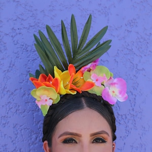 Luau Tropical Hawaiian Crown Birthday Girl Birthday Party Crown Birthday Party Favors Party Hat Party Crown 21st Las Vegas