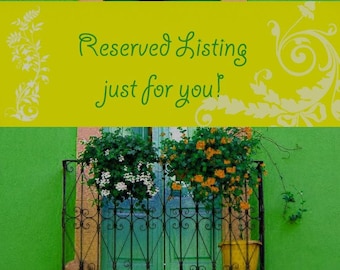 Custom listing for Jessica C