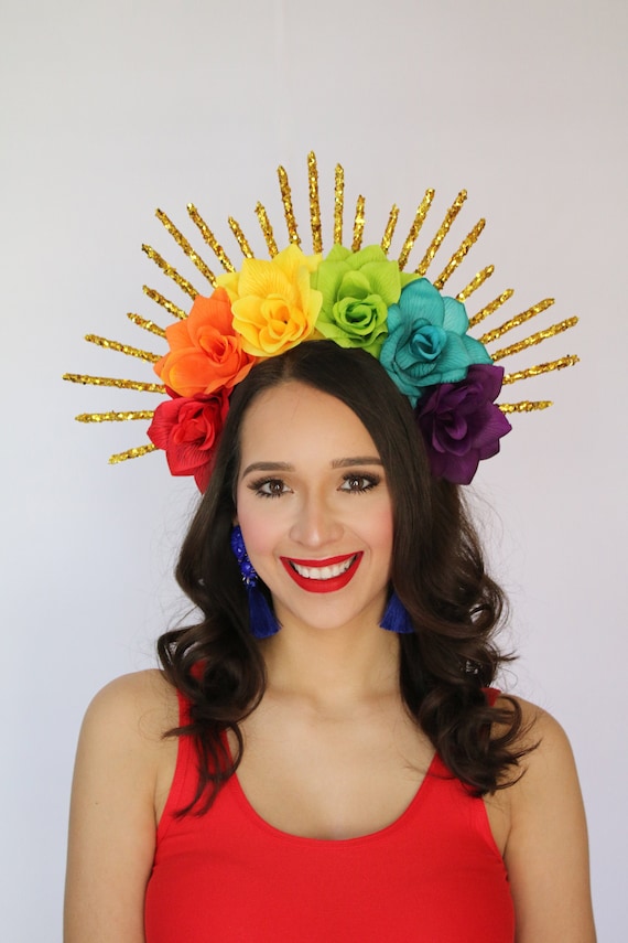 Regenbogen Feder Stirnband, Elastisch – Für Pride, Karneval, Cosplay, Buntes Haar-Accessoire