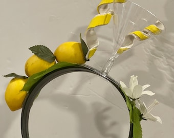 Martini Birthday Lemon Twist Girl Birthday Party Crown Birthday Party Favors Party Hat Party Crown 21st Martini Glass Las Vegas