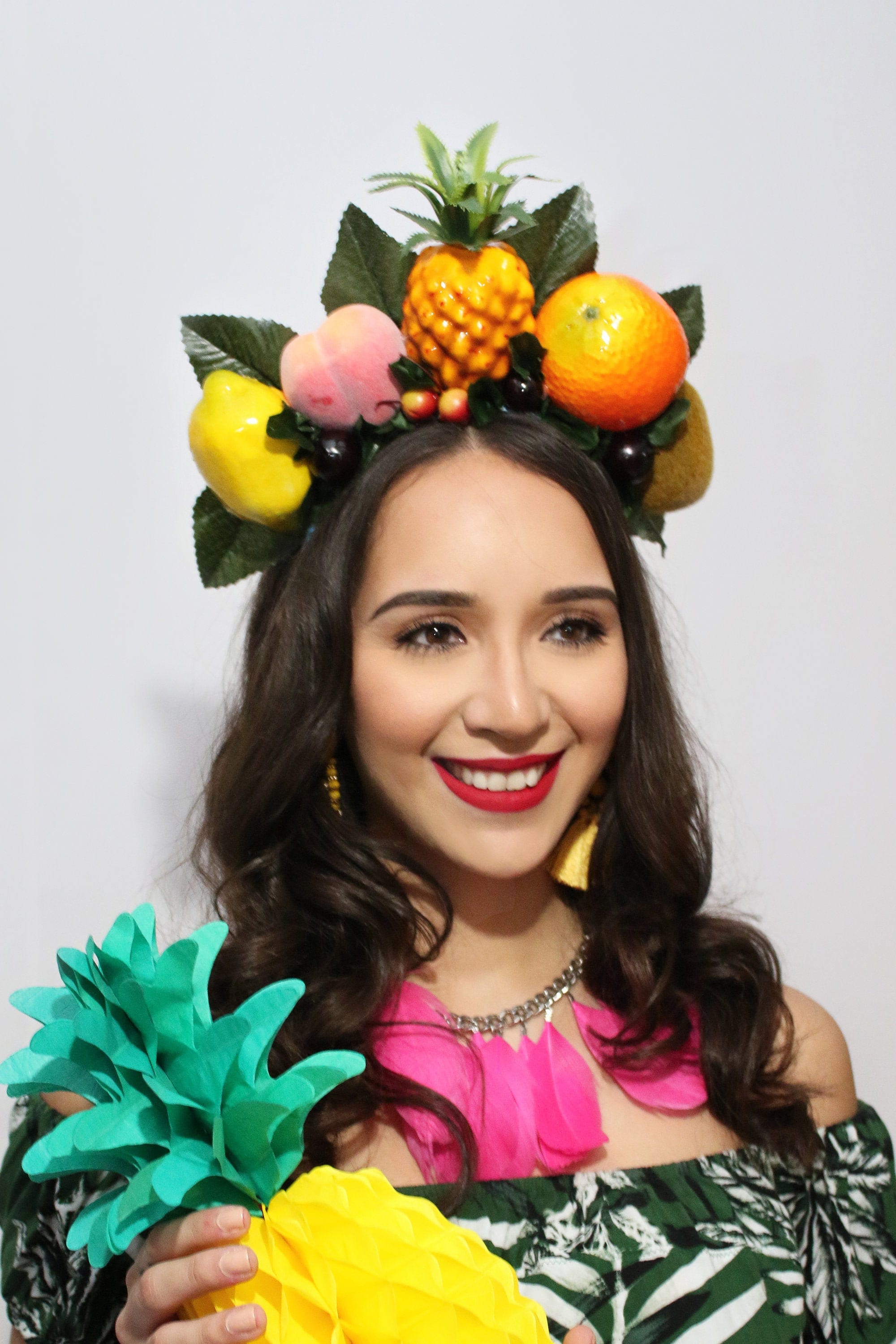 Fruits Flower Crown Headband Fruit Carmen Miranda Headpiece Etsy
