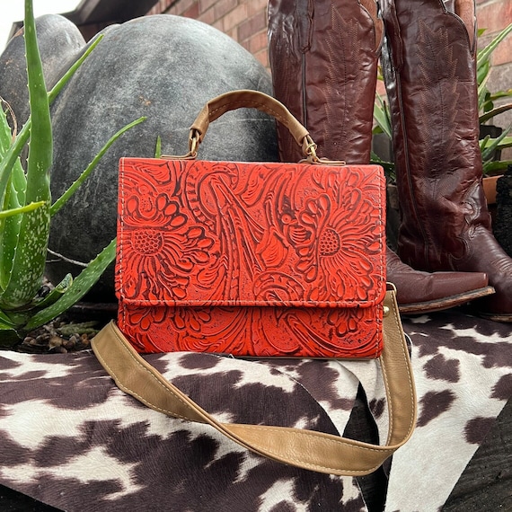 Hand Tooled Leather Purse 100 Real Cow Leather Purse Crossbody Bag Western Genuine Leather Bag Tote Leather Handbag Shoulder Bag Cowgirl Etsy Canada