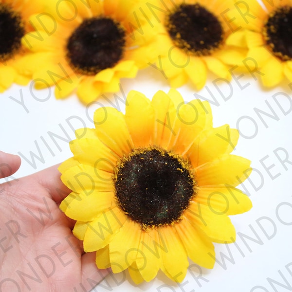 Fabric Sunflower Etsy