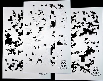 camo stencil etsy