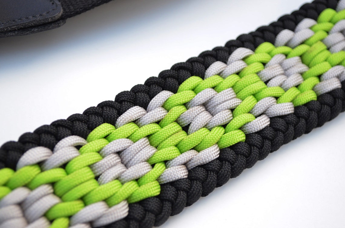 Paracord Guitar Strap 2 Wide Base Acoustic Electric Etsy