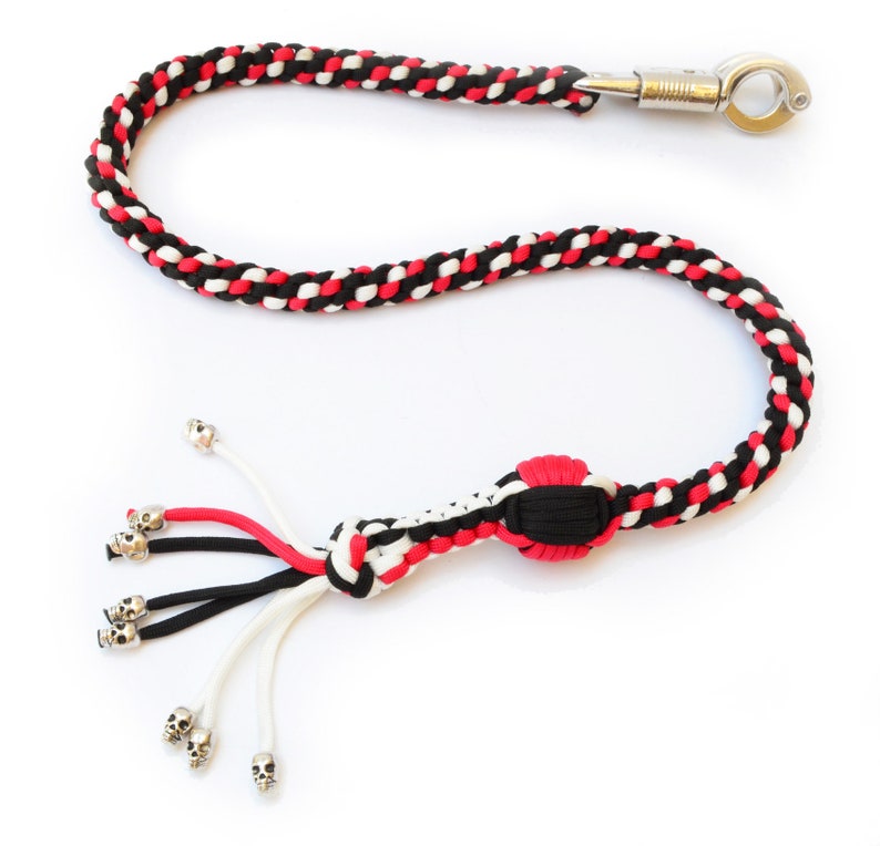 paracord motorcycle whip