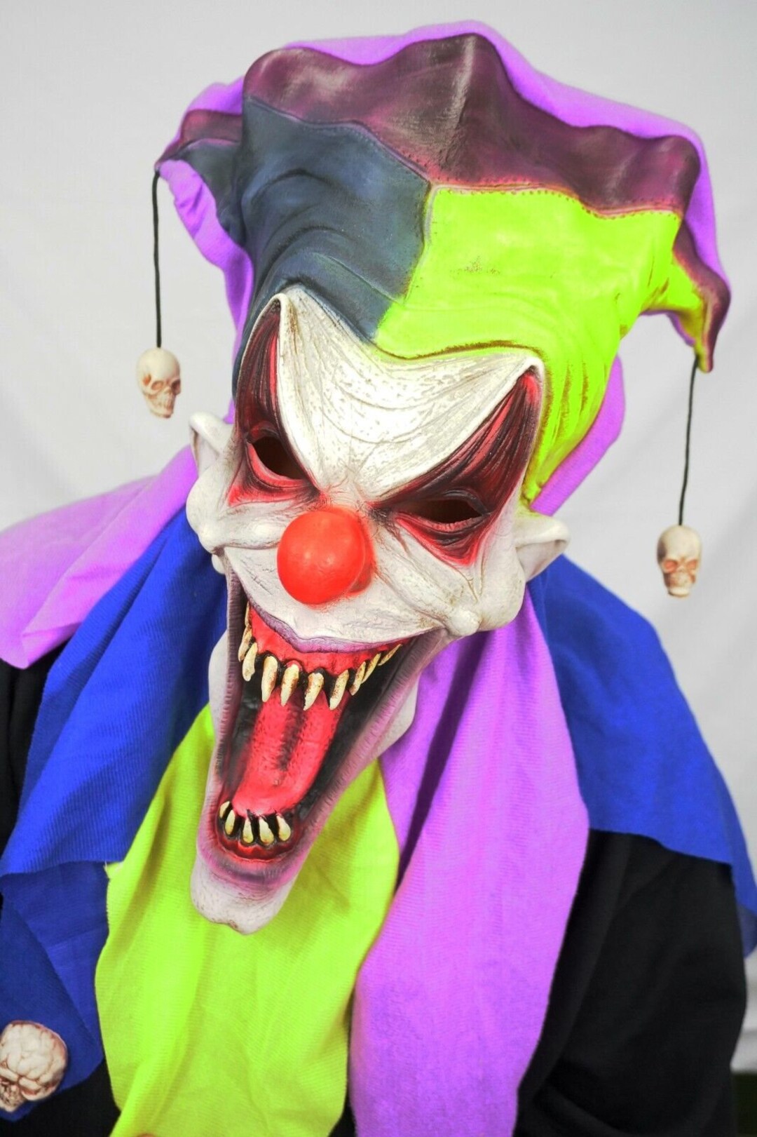Halloween Clown Mask Killer Scary Clown Adult Full Latex Evil Realistic