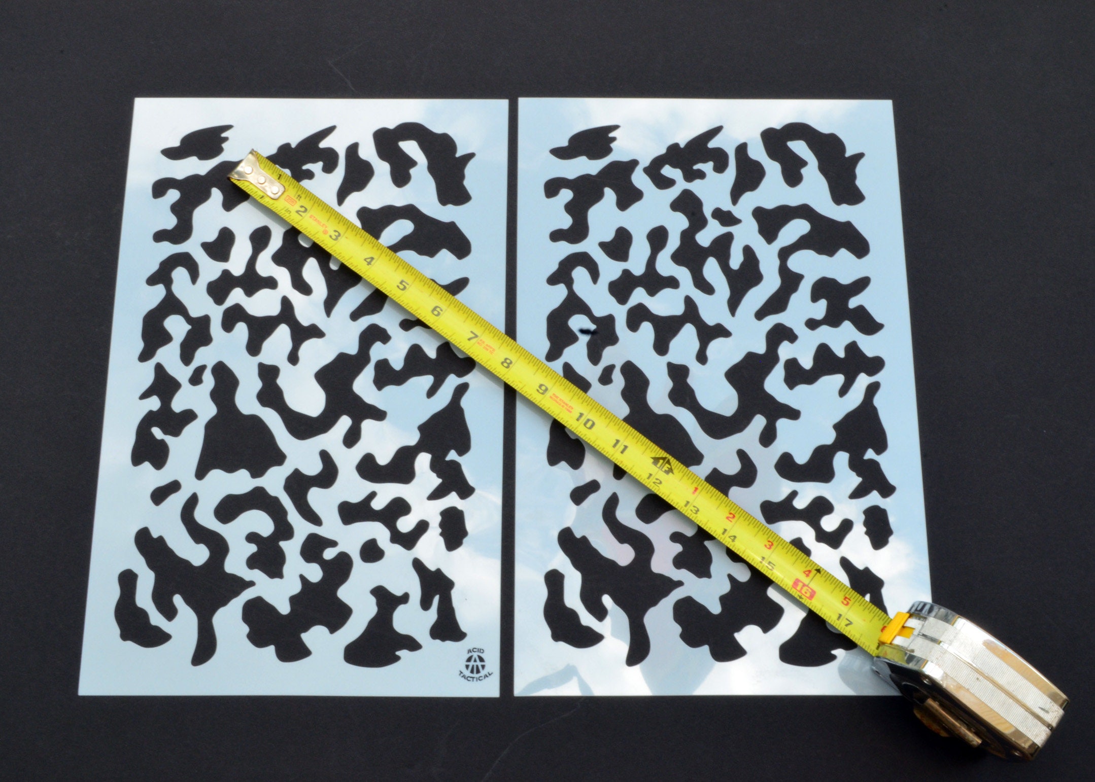 2 designs mylar camo stencils camouflage gun paint cerakote etsy