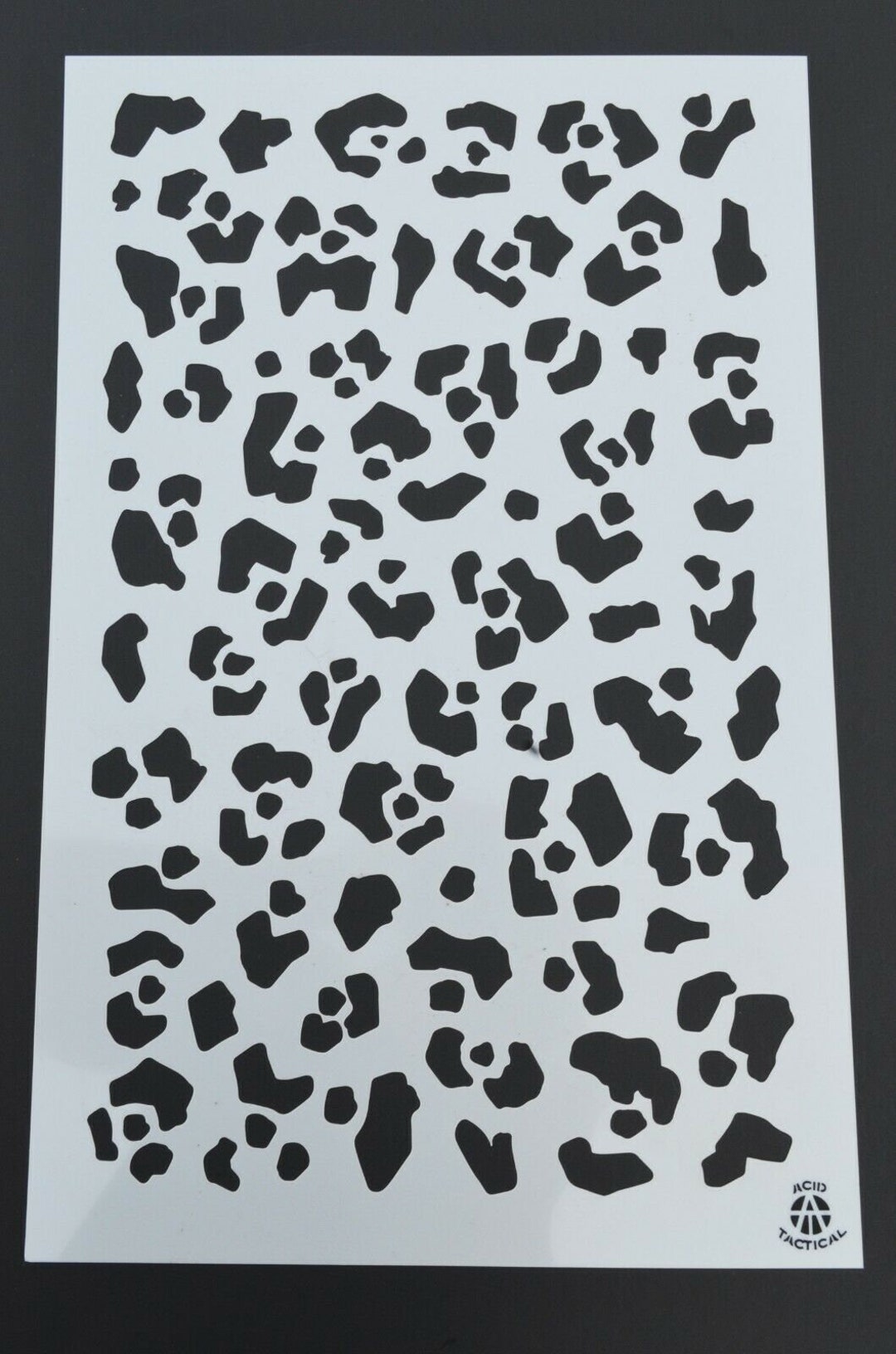 Acid Tactical®paint Stencils Mylar Camo Duck Jon Boat Stencils Camouflage 2 Leopard Print Etsy