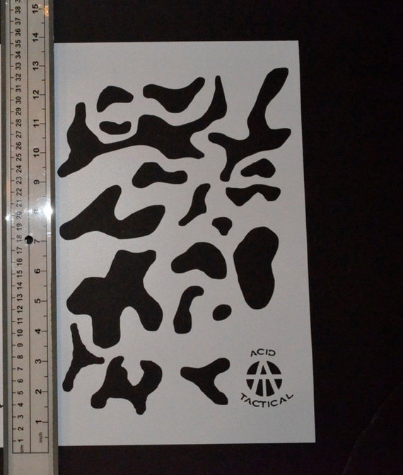 3Pack! Vinyl Airbrush Painting Camo Stencils 14 - Digital Tree Bark  multicam