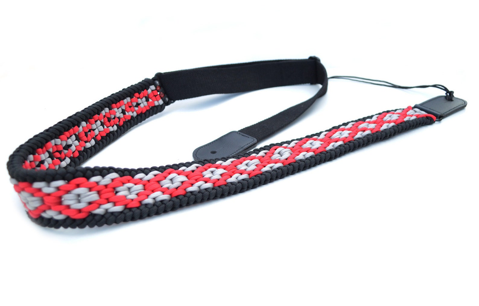 Paracord Guitar Strap 2 Wide Base Acoustic Electric Etsy