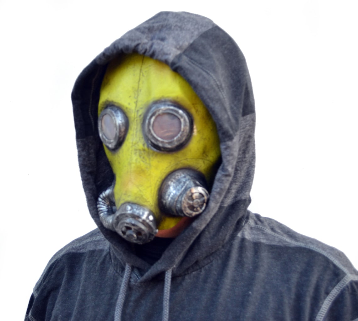Halloween Gas Mask Costume Party Comicon cosplay Radiation  Etsy