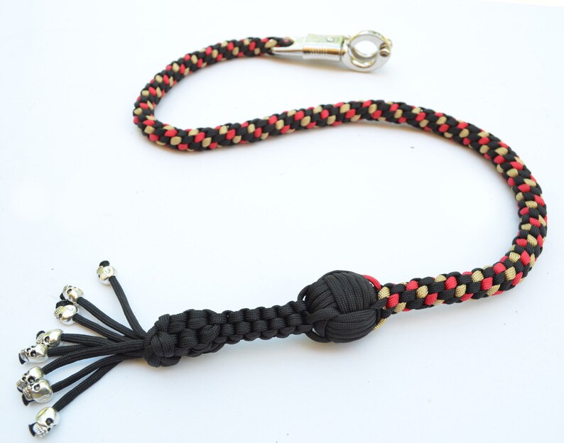 550 Paracord Motorcycle Whip Get Back Whip 1 Ball & Etsy