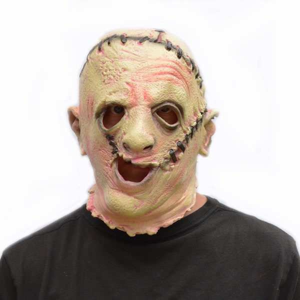 Halloween Chainsaw Killer Mask Scary Stitched Jeepers Creepers Skin Face Mask Buffalo Bill Skin