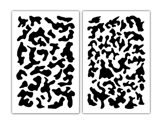 Camo Pattern Stencil