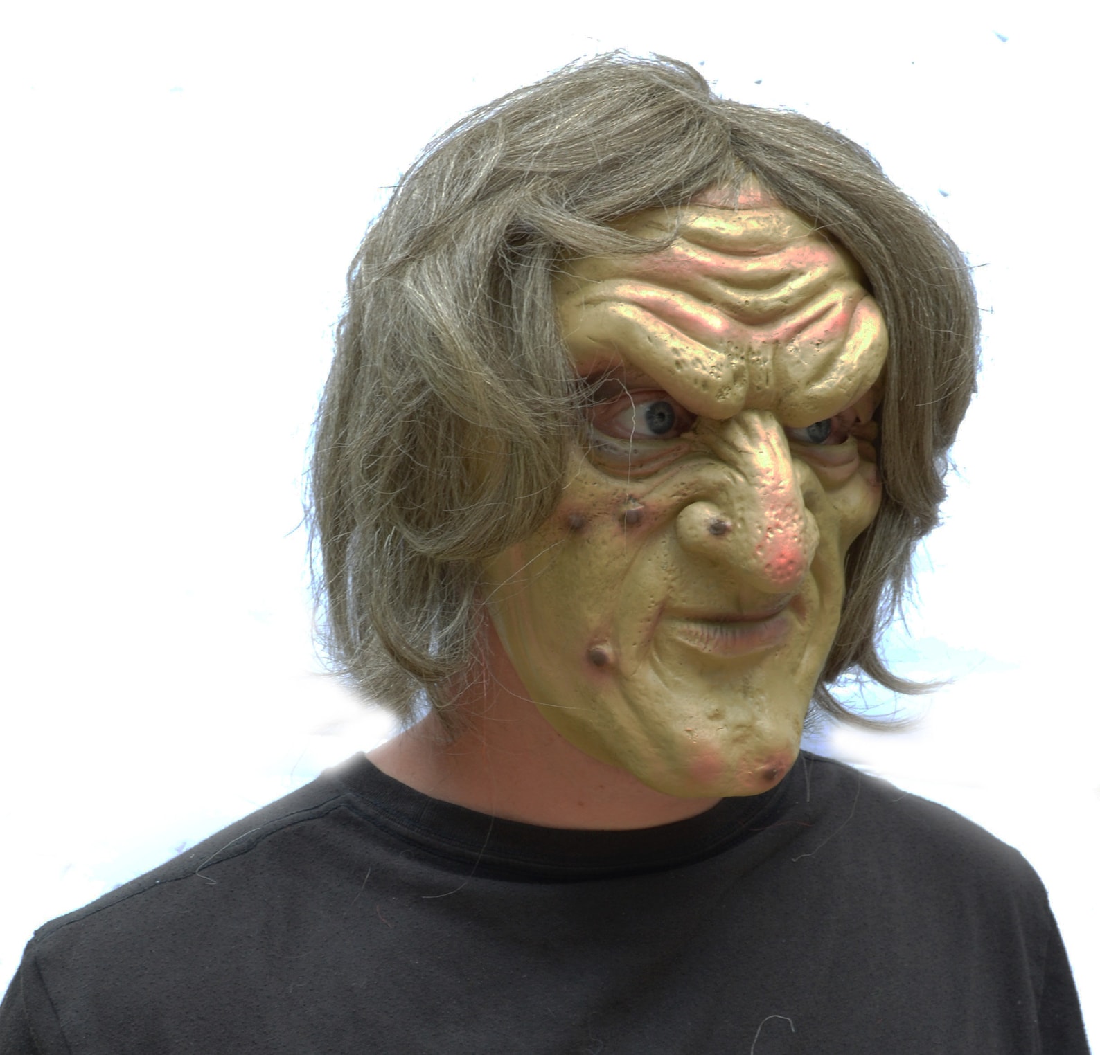 Realistic Ugly Old Lady Face Halloween Season Witch Mask with Etsy