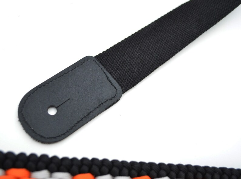 Paracord Guitar Strap 2 Wide Base Acoustic Electric Etsy