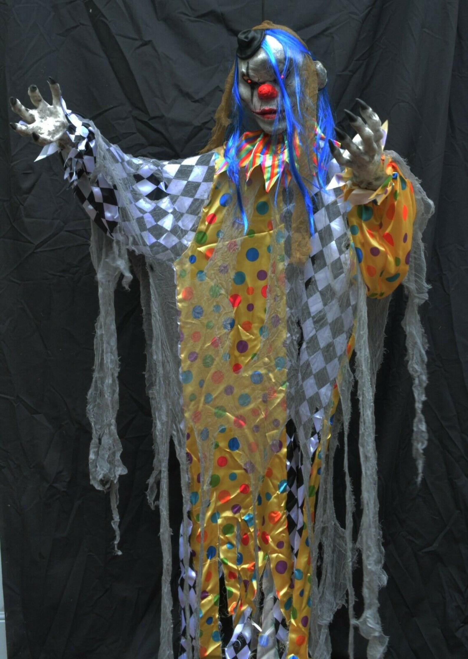 Life Size Halloween Props
 Life Size Halloween Props Realistic Hanging Blue Clown Light Etsy