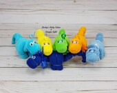 Washcloth Dinosaur, Dinosaur Baby Shower, Dinosaur Favor, Dinosaur Birthday Party, Washcloth Animals, 1st Birthday Boy