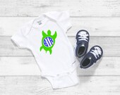 Sea Turtle Monogram Onesie Baby Shower Gift for Boy or Girl, Unique Turtle Gift Il_170x135