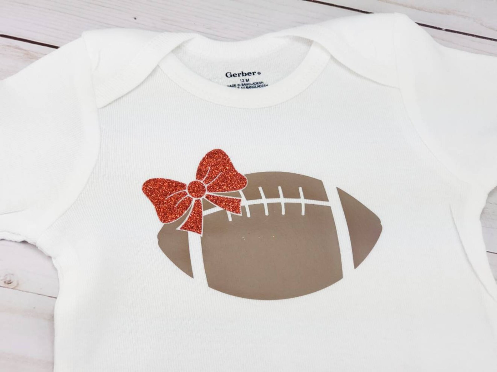 Baby Girl Football Onesie Football Girl Shirt Football Baby Etsy