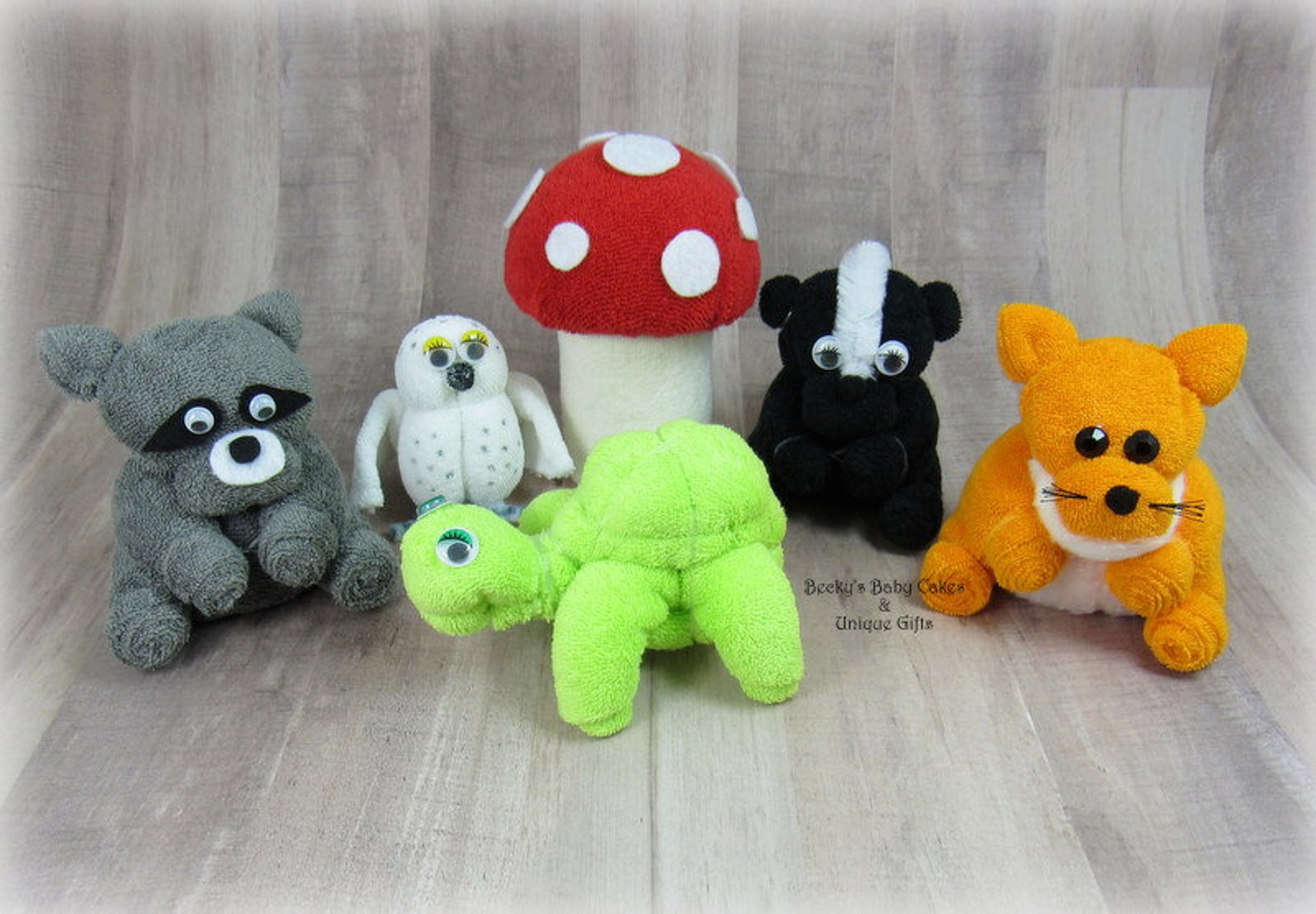 Woodland Diaper Cake Raccoon Diaper Cake Raccoon Woodland Etsy