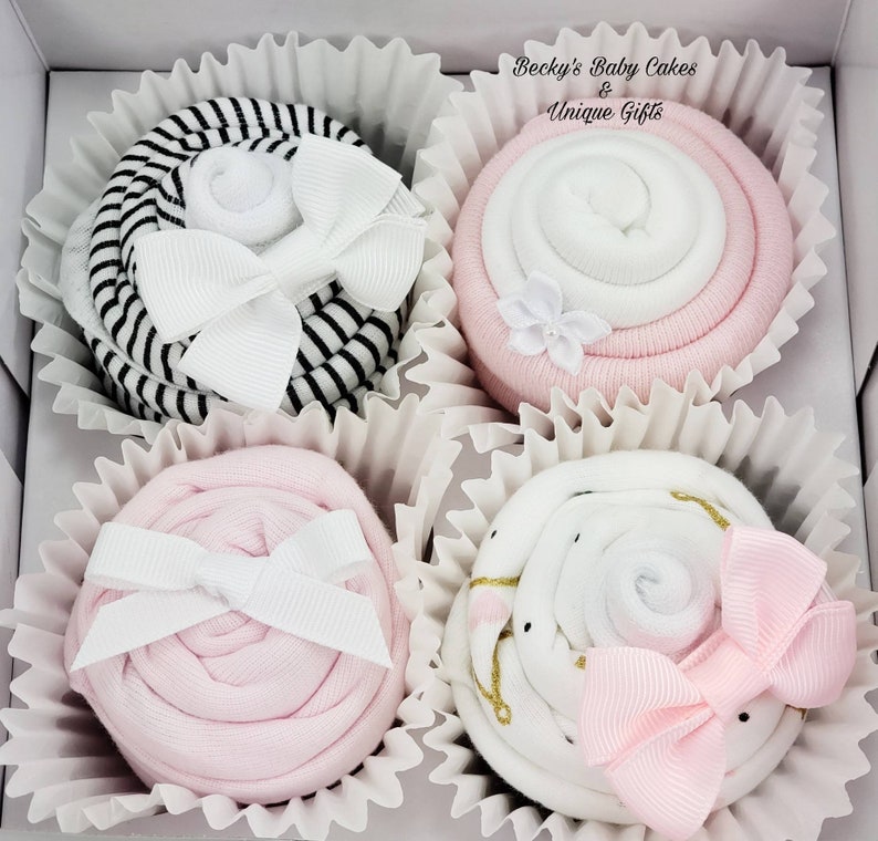 Pregnancy Gift Basket Etsybaby Onesie Cupcakes Baby Shower Etsy