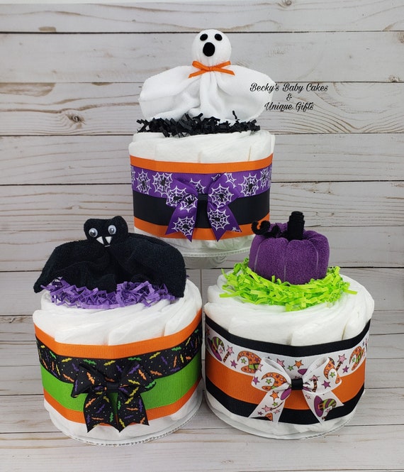 halloween diaper cake ideas