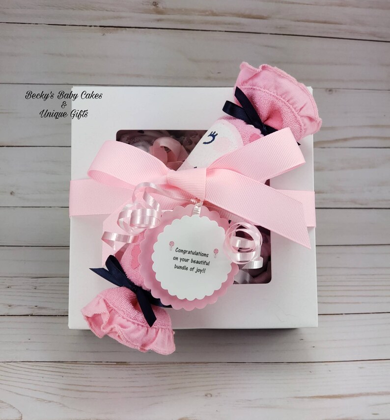 Baby Girl Gift Basket Baby Shower Gift Basket Onesie Etsy