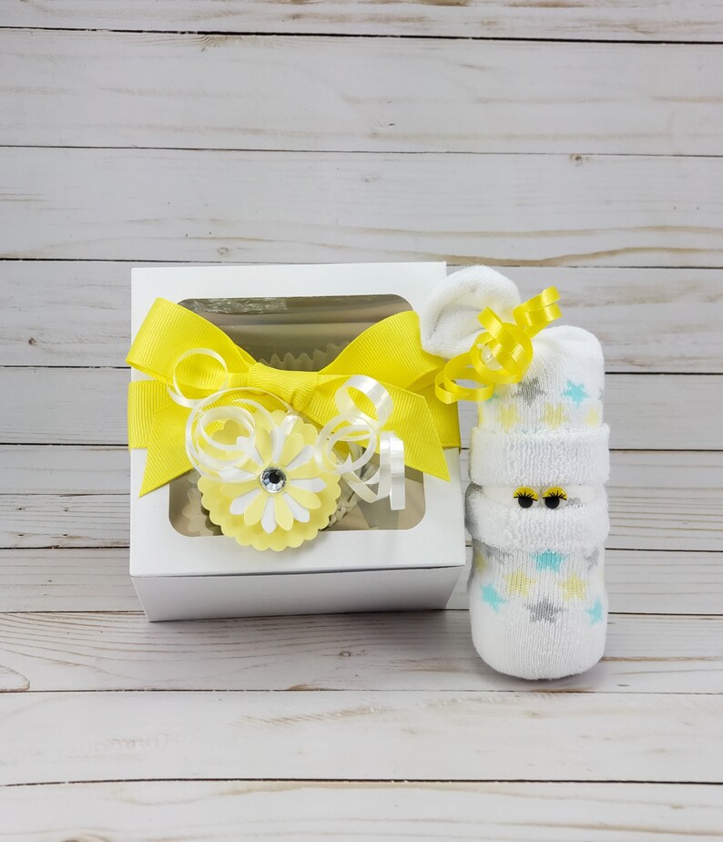 Baby Gift Basket Baby Boy Gift Onesie Cupcakes Pregnancy Etsy