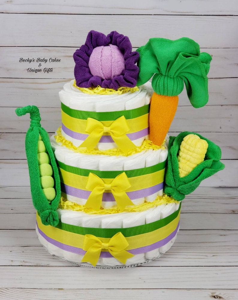 6 CT. Washcloth Vegetables Peter Rabbit Farm Baby Shower Etsy